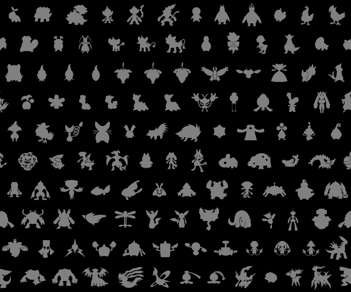 Pokemon Silhouettes